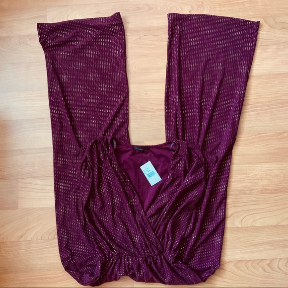 West Kei Metallic Dot Swirl Jumpsuit - Picture 3 of 7